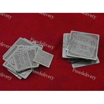 Набор из 79 BGA трафаретов для ремонта видеокарт