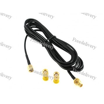 Шнур 3м удлинитель Wi-Fi SMA RP-SMA универсальный, коаксиал, антенна