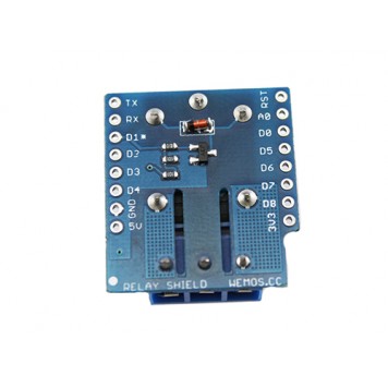Зворотний бік модуля реле 1 - канального 5В для Wemos D1 , D1 mini-1