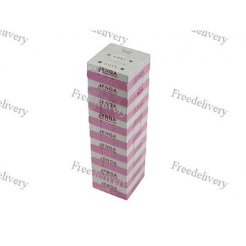 Настольная игра LOVE JENGA, башня, романтическая дженга