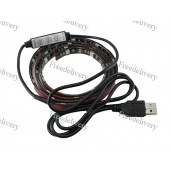 LED RGB IP65 1м лента подсветки ТВ с контроллером LED RGB IP65 1м лента подсветки ТВ с контроллером