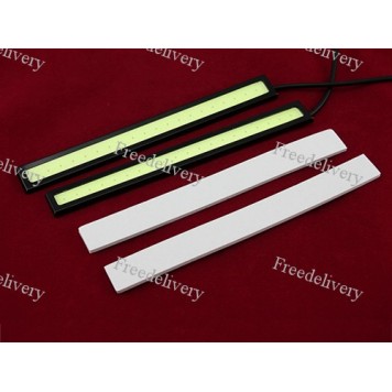 Дневные ходовые огни, 2x6 Вт, DRL LED короткие 14см, голубые