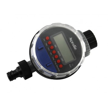 Таймер полива, подачи воды с шаровым клапаном цифр. упр Aqualin YL21026A под датчик дождя