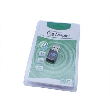 USB Wi-Fi мережевий адаптер 300Мб 802.11n в упаковці-1