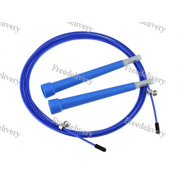 Скакалка скоростная со стальным тросом для кроссфита, 3м, регулируемая