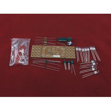 Конструктор біжучий вогонь, стробоскоп NE555 + CD4017, ЗБЕРИ САМ