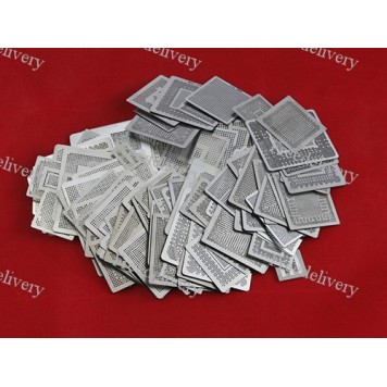 Набор из 170 BGA  трафаретов для ремонта ноутбуков и игровых консолей