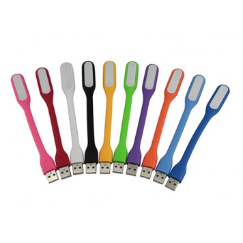 Возможные расцветки USB LED светильника 6 LED 1.2Вт, гибкая ножка-1