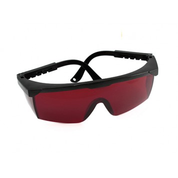 Очки красные усиливающие защитные для лазерного уровня, нивелира, дальномера