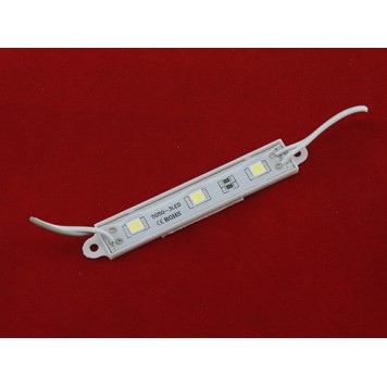 Светодиодный модуль из 3 LED 5050 светодиодов, IP67 зеленый