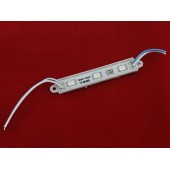 Светодиодный модуль из 3 LED 5050 светодиодов, IP67 синий