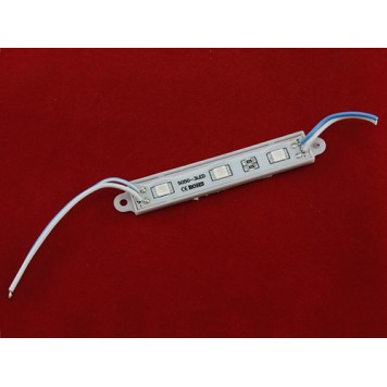 Светодиодный модуль из 3 LED 5050 светодиодов, IP67 синий