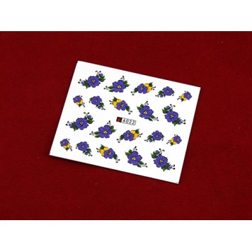 Перекладна водна наклейка для нігтів з набору-1