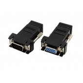 VGA подовжувач по RJ45 витій парі до 30м UTP тато-мама VGA подовжувач по RJ45 витій парі до 30м UTP тато-мама