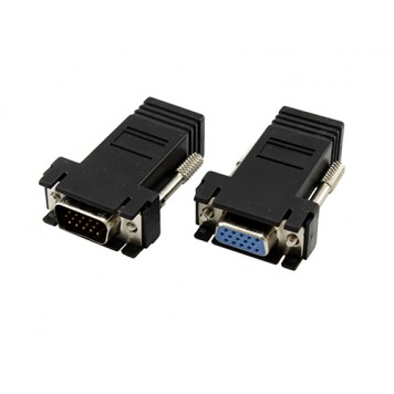 VGA подовжувач по RJ45 витій парі до 30м UTP тато-мама