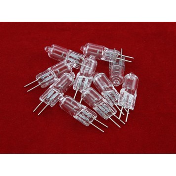 10x Галогенная лампочка G4 12В 20Вт белая