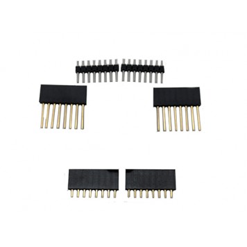 Конектори з комплекту поставки плати розширення WS2812B RGB LED Shield для WeMos D1 mini-2