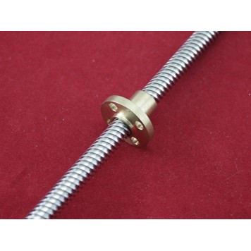 Фланцева гайка має 4 кріпильних отвори діаметром 2,5 мм-1