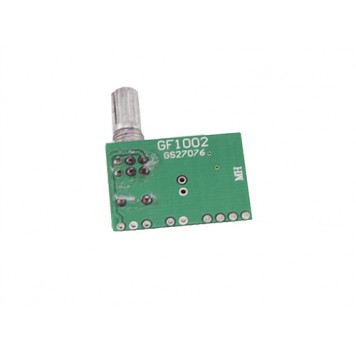 Зворотний бік аудіо підсилювача потужності звуку 2x3 Вт-1