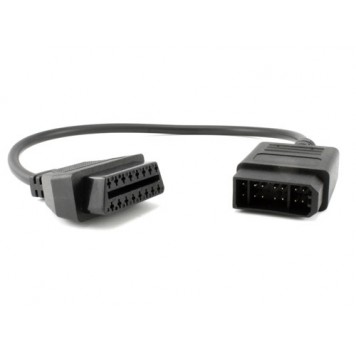 Переходник с OBD2 16pin мама на Nissan 14pin папа
