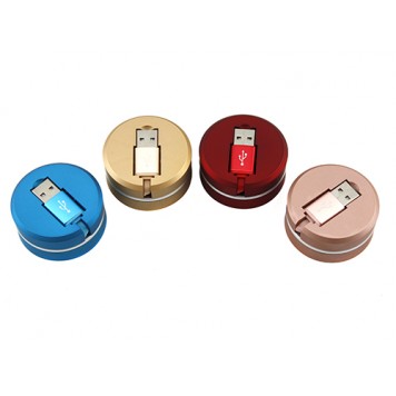 Можливі забарвлення витяжний MicroUSB + Lightning кабель зарядка 2в1-2