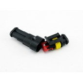 Роз'єм автомобільний електричний герметичний DJ7021-1.5 комплект 2pin