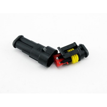 Роз'єм автомобільний електричний герметичний DJ7021-1.5 комплект 2pin