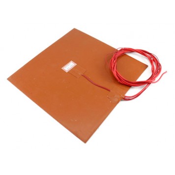 Силіконовий нагрівач грілка 220В 200Вт 20х20см столу 3D-принтера