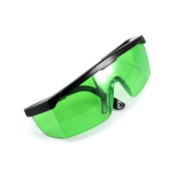 Очки, усиливающие видимость лазерного луча зеленого цвета, в сложенном виде-1