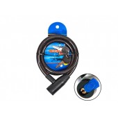 Велозамок c ключем, велосипедний замок, трос 12мм 70cм для велосипеда