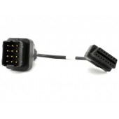 Переходник с OBD2 16pin мама на GAZ ГАЗ 12pin папа Переходник с OBD2 16pin мама на GAZ ГАЗ 12pin папа