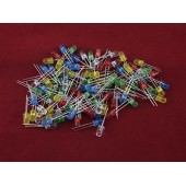 100x LED светодиод 5мм 5 цветов, набор