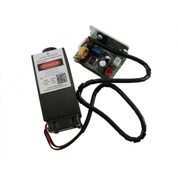 Мощный лазер для резки гравировки 5.5Вт 445нм TTL + защит. очки