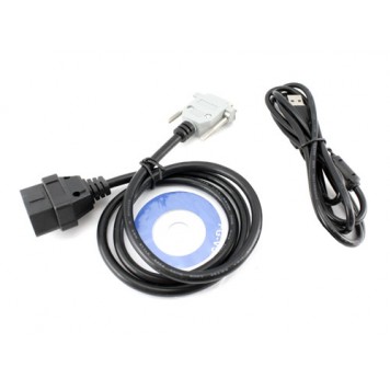 Кабелі OBD2 , USB і диск з ПО-7
