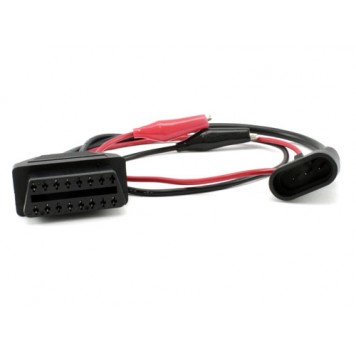 Переходник с OBD2 16pin мама на Fiat Alfa Romeo Lancia Chery 3pin папа