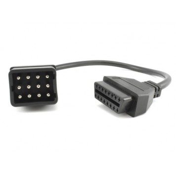 Переходник с OBD2 16pin мама на Renault 12pin папа