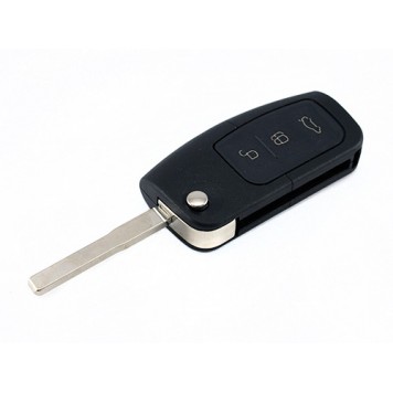 Выкидной ключ зажигания для автомобилей Ford в разложенном виде-3