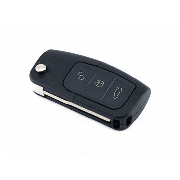 Выкидной ключ зажигания, заготовка корпус под чип, 3 кнопки, DKT0269, Ford