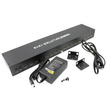 HDMI 1x16 портів 4K спліттер, розгалужувач, комутатор