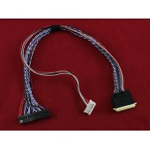 Кабель шлейф LVDS I-PEX 40pin 2канала 6бит для ЖК матриц 15.6-19 Кабель шлейф LVDS I-PEX 40pin 2канала 6бит для ЖК матриц 15.6-19