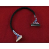 Кабель шлейф LVDS DF-14 20pin 2канала 6бит для ЖК матриц 12-15 Кабель шлейф LVDS DF-14 20pin 2канала 6бит для ЖК матриц 12-15