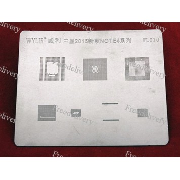 BGA трафарет WL010 7в1 для реболлинга Samsung Galaxy Note 4