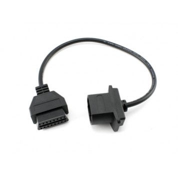 Переходник с OBD2 16pin мама на Mazda 17pin папа