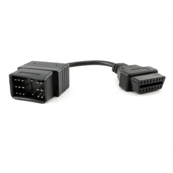 Роз'єми перехідника з OBD2 16pin на Toyota 17pin-1