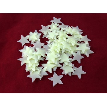 Зоряне небо, наклейки, що світяться, на стелю і стіну 100шт, мікс