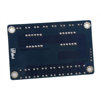 Обратная сторона драйвера клавиатуры TM1638-1