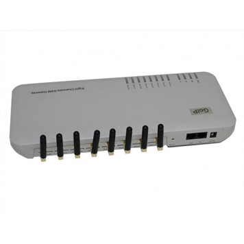 Роз'єми VoIP GSM шлюзу GoIP 8-2
