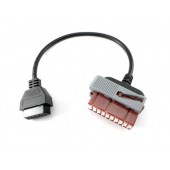 Перехідник з OBD2 16pin мама на Peugeot Citroen 30pin тато