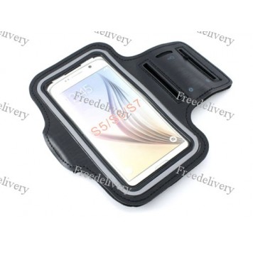 Армбенд, спортивный чехол Samsung Galaxy S5 S6 S7, черный