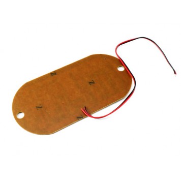 Обратная сторона печатной платы LED таблички для такси красной-1